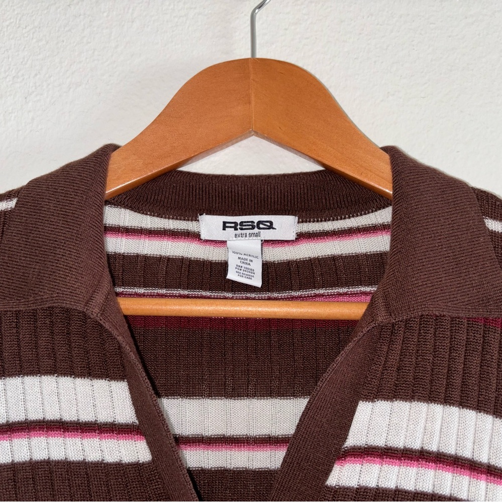 Preppy Rsq Ribbed Cardigan - Picture 5 of 8